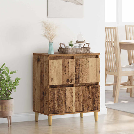Sideboard Gammalt trä 60 x 35 x 70 cm Konstruerat trä