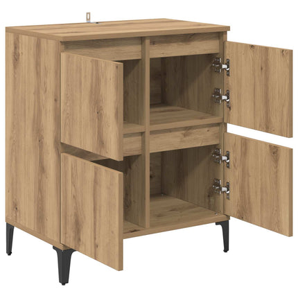 Sideboard Artisan Ek 60 x 35 x 70 cm Konstruerat trä och järn