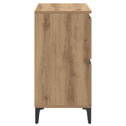 Sideboard Artisan Ek 60 x 35 x 70 cm Konstruerat trä och järn