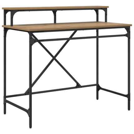Skrivbord Artisan Ek 100 x 50 x 90 cm Konstruerat trä
