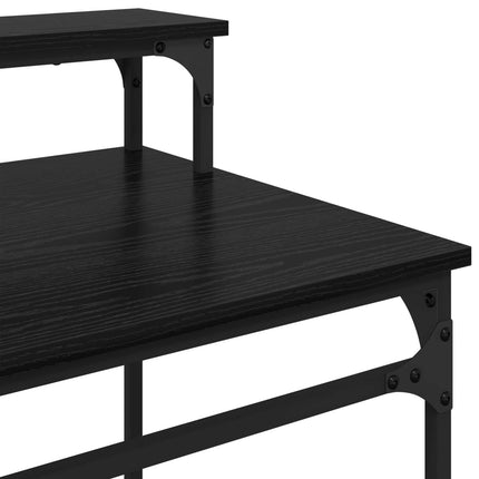 Skrivbord Svart Ek 100 x 50 x 90 cm Konstruerat trä