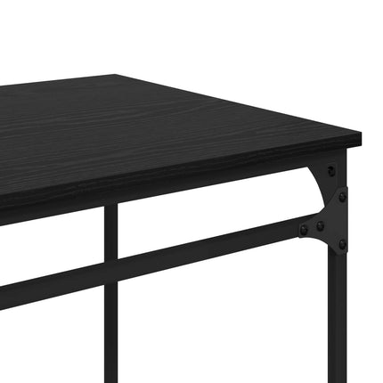 Skrivbord Svart Ek 135 x 50 x 90 cm Konstruerat trä