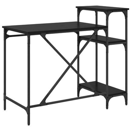Skrivbord Svart Ek 105 x 50 x 90 cm Konstruerat trä