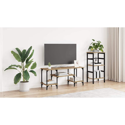 TV-skåp 102 x 35 x 45,5 cm Artisan Ek Konstruerat trä och järn