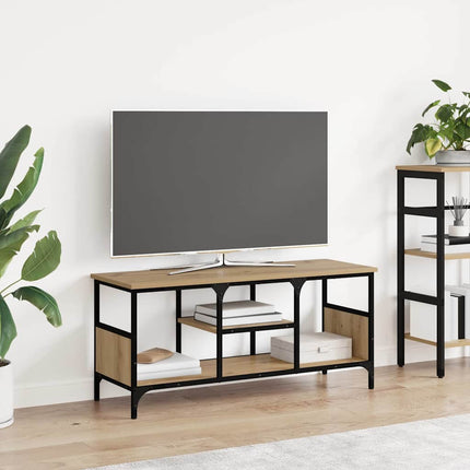 TV-skåp Artisan Ek 100 x 35 x 45 cm Konstruerat trä och järn