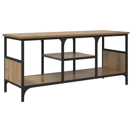 TV-skåp Artisan Ek 100 x 35 x 45 cm Konstruerat trä och järn