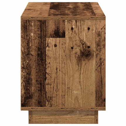 TV-skåp 102 x 35 x 45 cm Gammalt trä Konstruerat trä