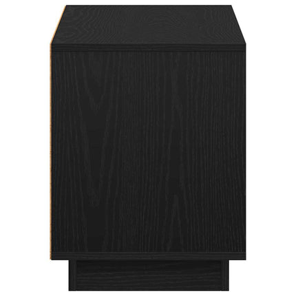 TV-skåp Svart Ek 102 x 35 x 45 cm Konstruerat trä