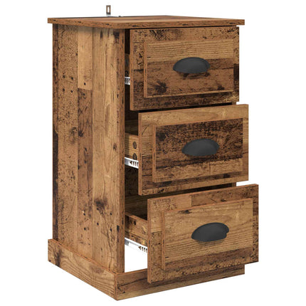Nattduksbord Gammalt trä 39 x 39 x 67,5 cm Konstruerat trä