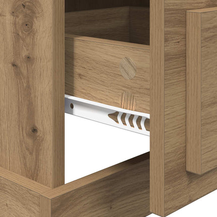 Nattduksbord Artisan Ek 39 x 39 x 67,5 cm Konstruerat trä
