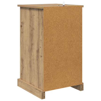 Nattduksbord Artisan Ek 39 x 39 x 67,5 cm Konstruerat trä