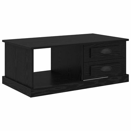 Kaffeebord Svart Ek 90 x 50 x 35 cm Konstruerat trä