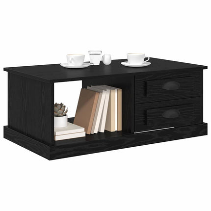 Kaffeebord Svart Ek 90 x 50 x 35 cm Konstruerat trä