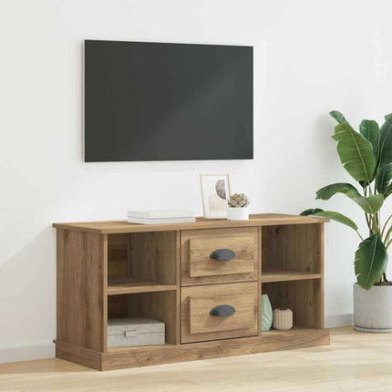 TV-skåp med låda Artisan Ek 99,5 x 35,5 x 48 cm Konstruerat trä