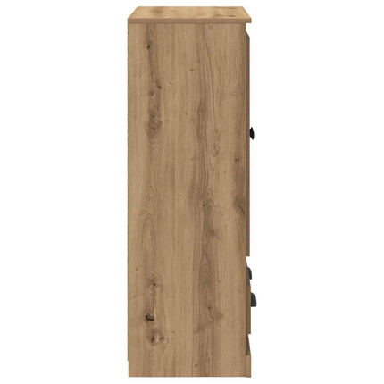 Skåp med låda Artisan Ek 60 x 35,5 x 103,5 cm Konstruerat trä