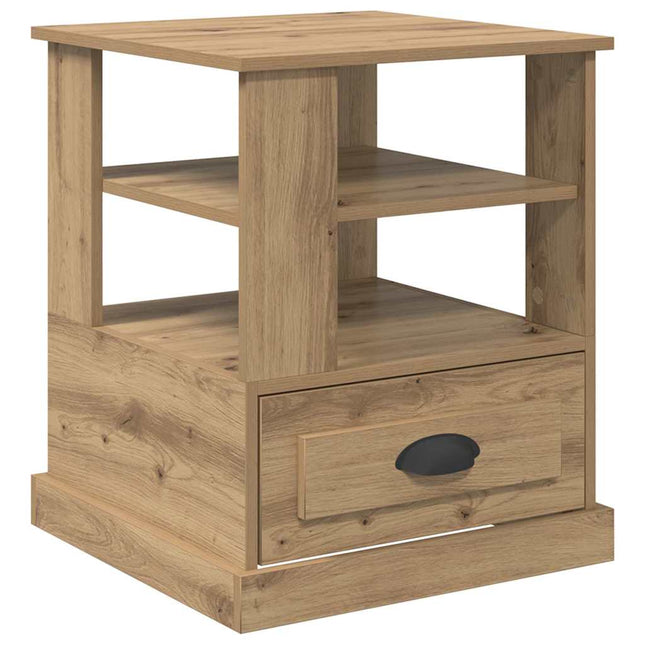 Nattduksbord Artisan Ek 50 x 50 x 60 cm Konstruerat trä
