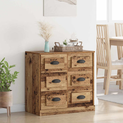Sideboard Gammalt trä 70 x 35,5 x 67,5 cm Konstruerat trä