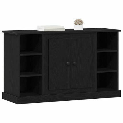Sideboard Svart Ek 100 x 35,5 x 60 cm Konstruerat trä
