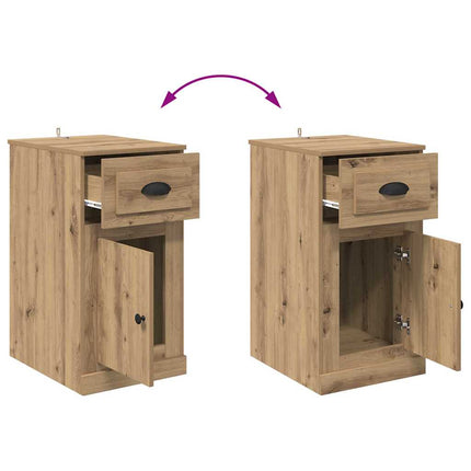 Sidokabinett Artisan Ek 40 x 50 x 75 cm Konstruerat trä