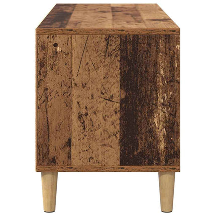 TV-skåp 100 x 34,5 x 44,5 cm Gammalt trä Konstruerat trä