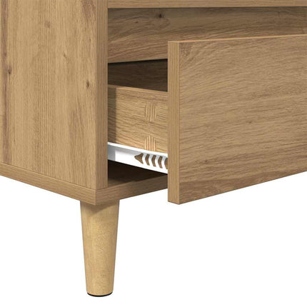 TV-skåp Artisan Ek 100 x 34,5 x 44,5 cm Konstruerat trä