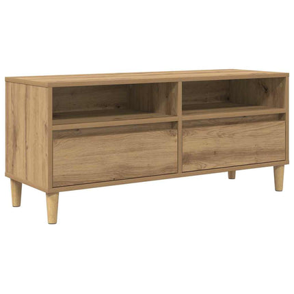 TV-skåp Artisan Ek 100 x 34,5 x 44,5 cm Konstruerat trä