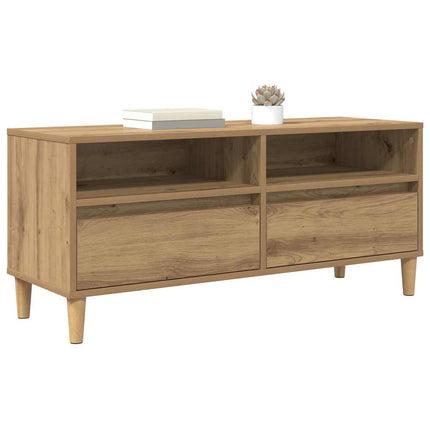 TV-skåp Artisan Ek 100 x 34,5 x 44,5 cm Konstruerat trä