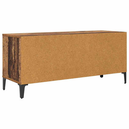 TV-skåp med låda Gammalt trä 100 x 34,5 x 44,5 cm