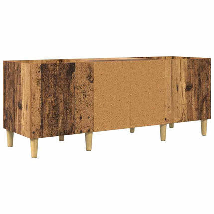 Skivskåp 121 x 38 x 48 cm Konstruerat trä Gammalt trä