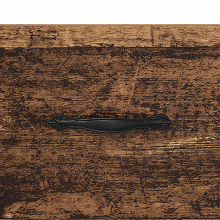 Sideboard med låda Gammalt trä 69,5 x 34 x 90 cm