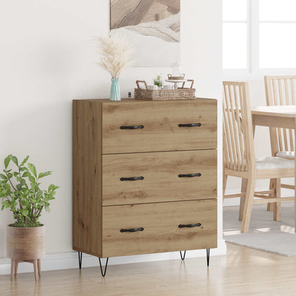 Sideboard Artisan Ek 69,5 x 34 x 90 cm Konstruerat trä och järn