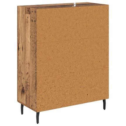 Sideboard med låda Gammalt trä 69,5 x 34 x 90 cm