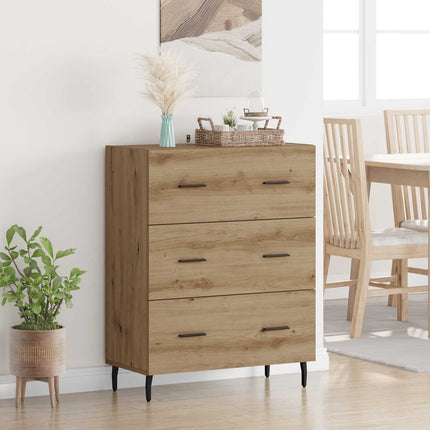 Sideboard Artisan Ek 69,5 x 34 x 90 cm Konstruerat trä och järn