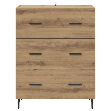 Sideboard Artisan Ek 69,5 x 34 x 90 cm Konstruerat trä och järn