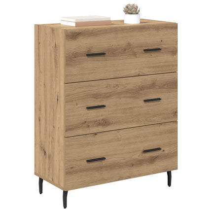 Sideboard Artisan Ek 69,5 x 34 x 90 cm Konstruerat trä och järn