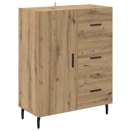Sideboard Artisan Ek 69,5 x 34 x 90 cm Konstruerat trä och järn