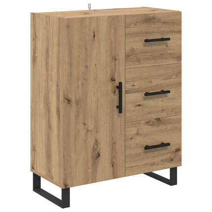 Sideboard Artisan Ek 69,5 x 34 x 90 cm Konstruerat trä och järn