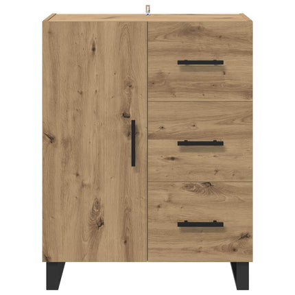 Sideboard Artisan Ek 69,5 x 34 x 90 cm Konstruerat trä och järn