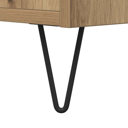 Sideboard med låda artisan ek 34 x 34.5 x 90 cm Konstruerat trä