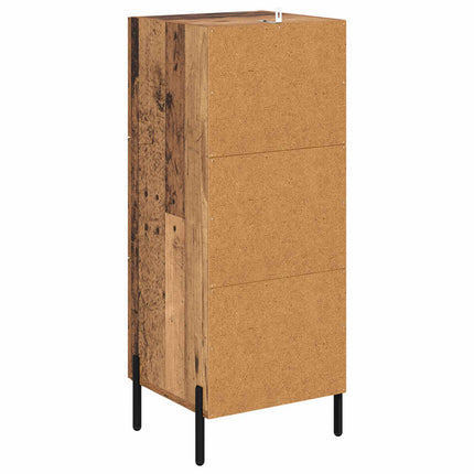 Sideboard Gammalt trä 34 x 34,5 x 90 cm Konstruerat trä