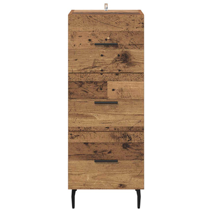 Sideboard Gammalt trä 34 x 34,5 x 90 cm Konstruerat trä