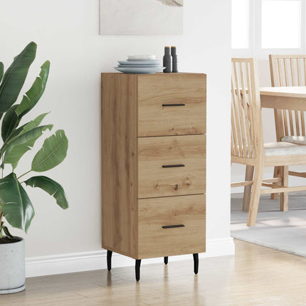 Sideboard med låda artisan ek 34 x 34,5 x 90 cm Konstruerat trä