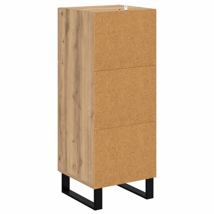 Sideboard Artisan Ek 34,5 x 34 x 90 cm Konstruerat trä och järn