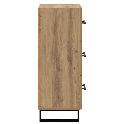 Sideboard Artisan Ek 34,5 x 34 x 90 cm Konstruerat trä och järn