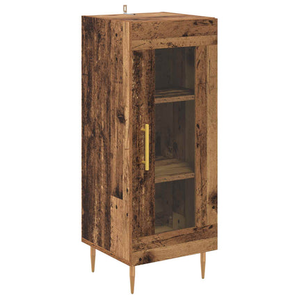 Sideboard Gammalt trä 34 x 34,5 x 90 cm Konstruerat trä