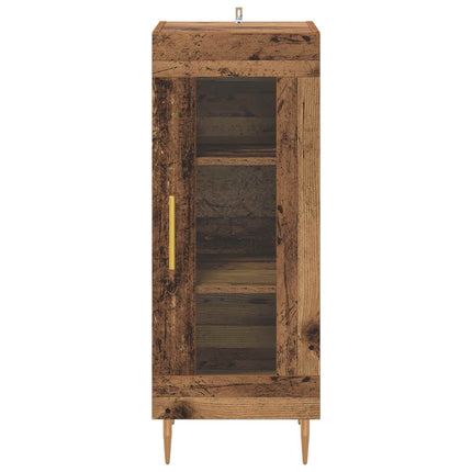 Sideboard Gammalt trä 34 x 34,5 x 90 cm Konstruerat trä