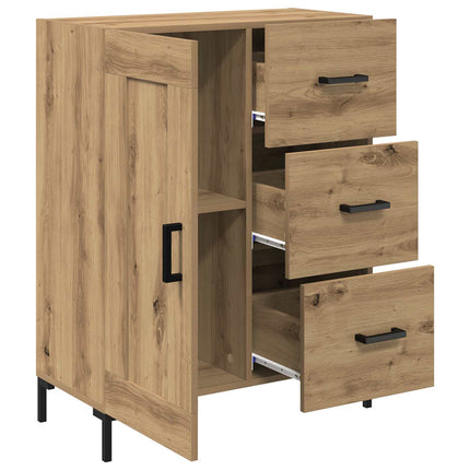 Sideboard med låda artisan ek 69.5 x 34 x 90 cm Konstruerat trä