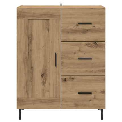Sideboard Artisan Ek 69,5 x 34 x 90 cm Konstruerat trä och järn