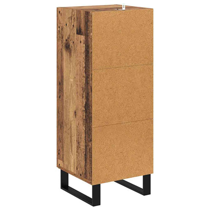Sideboard Gammalt trä 34,5 x 34 x 90 cm