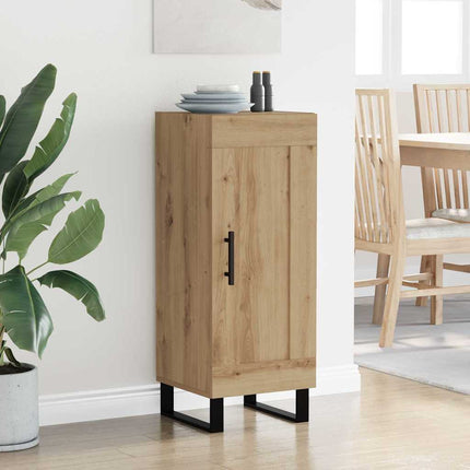 Sideboard Artisan Ek 34,5 x 34 x 90 cm Konstruerat trä och järn